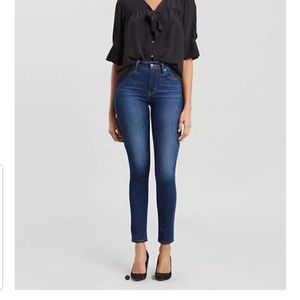 Levis 721 high rise skinny jeans